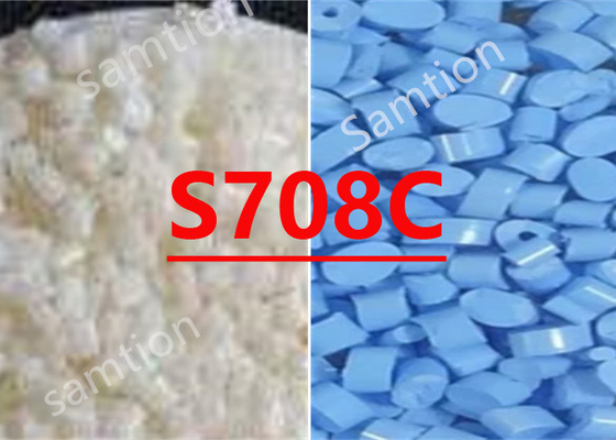 S-Plastic Cycolac S708C 樹脂은 고직성과 열을 가진 개선된 스크래치 저항성 ABS 제품이며,