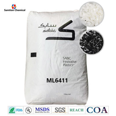 S-Plastic  ML6411 높은 흐름 불투명한 주입형조각 낮은 온도 유연성 염소, 브롬이 아닌 FR 시스템
